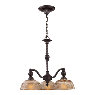 Norwich 21'' Wide 3-Light Chandeliers - Oiled Bronze