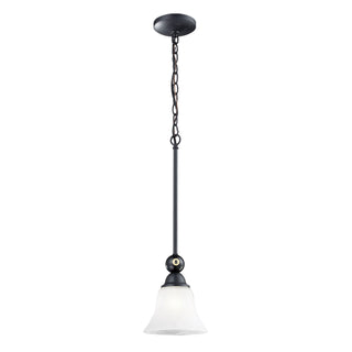 Designer Classics 7'' Wide 1-Light Mini Pendant - Matte Black