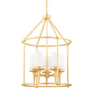 Torch Lantern with Gold Leaf Finish