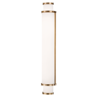Malcolm Bath and Vanity with Aged Brass Finish