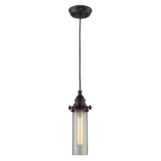 Fulton 4'' Wide 1-Light Pendant - Oil Rubbed Bronze