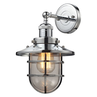 Seaport 13'' High 1-Light Sconce - Polished Chrome