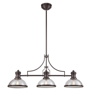 Chadwick 47'' Wide 3-Light Linear Chandeliers - Oil Rubbed Bronze