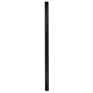 7ft Post with Photocell 7' Direct Burial Post with Photo Cell In Black Finish