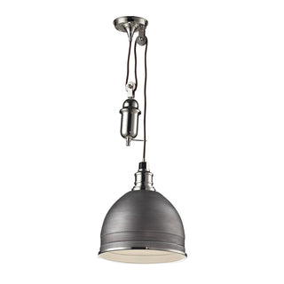 Carolton 12'' Wide 1-Light Mini Pendant - Polished Nickel