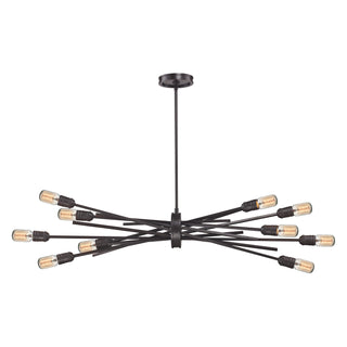 Xenia 40'' Wide 10-Light Chandeliers - Oil Rubbed Bronze