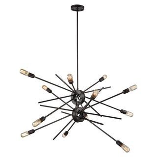 Xenia 42'' Wide 12-Light Chandeliers - Oil Rubbed Bronze