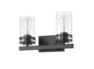 Lunden 2-Light Vanity Matte Black