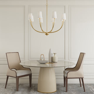 Kandor 8-Light Chandelier Ceiling Light Vintage Brass