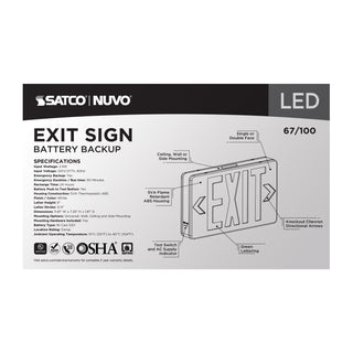 EXIT SIGN - GREEN