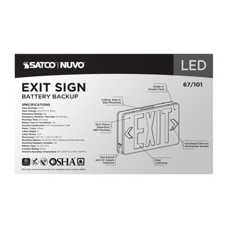 EXIT SIGN - RED
