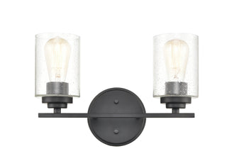2-Light Vanity Matte Black