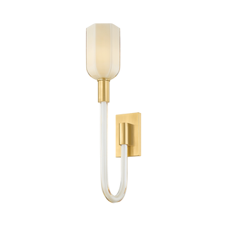 CHESTER PARK Wall Sconce with Aged Brass Finish