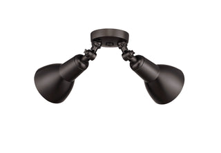 2-Light Security Flood Lights Powder Coated Bronze