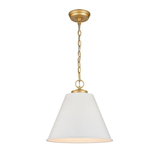 Vellus 14'' Wide 1-Light Pendant - Matte White