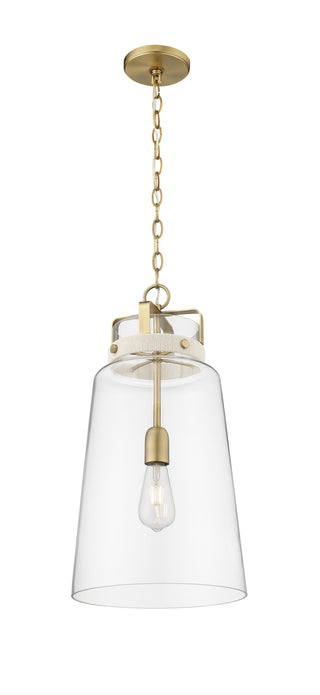 Lolla 1-Light Pendant Light Vintage Brass