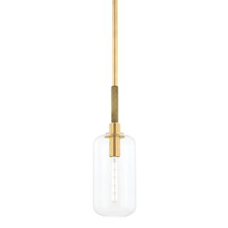 Lenox Hill Pendant with Aged Brass Finish
