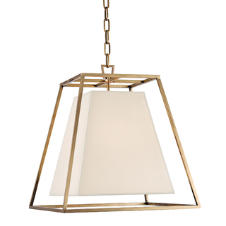 Kyle Pendant with Aged Brass Finish