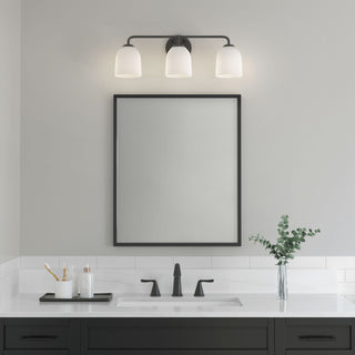 Norah 3-Light Vanity Matte Black