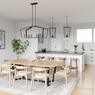 Lizabeth 6-Light Pendant light Matte Black