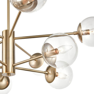 Avell 1 - Light Chandelier Ceiling Light Modern Gold