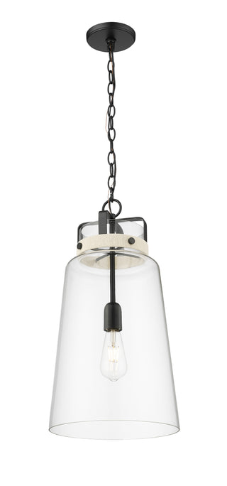 Lolla 1-Light Pendant Light Matte Black