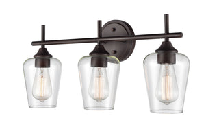 Ashford 3-Light Vanity - Rubbed Bronze