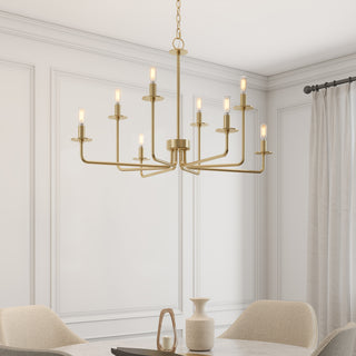 Marceline 8-Light Chandelier Ceiling Light Modern Gold