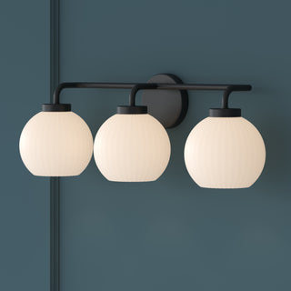 Oprah 3-Light Vanity Matte Black