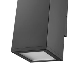 Vegas 2-Light Outdoor Wall Sconce Powder Coated Black
