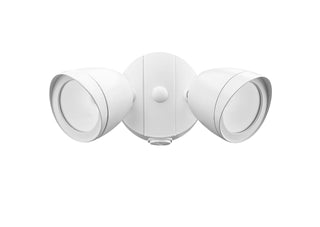 4.25" High 2-Light LED Outdoor Security Flood Light - Matte White