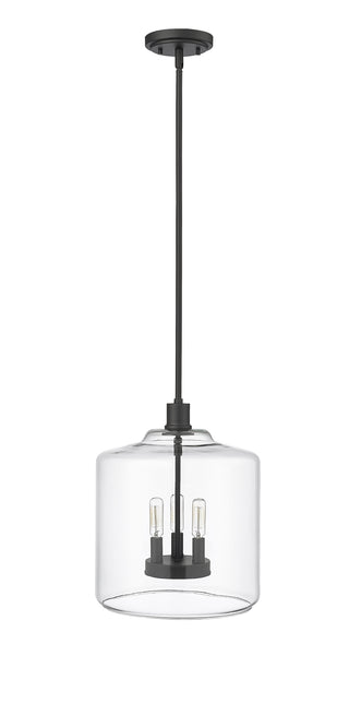 Asheville 3-Light Pendant light Matte Black