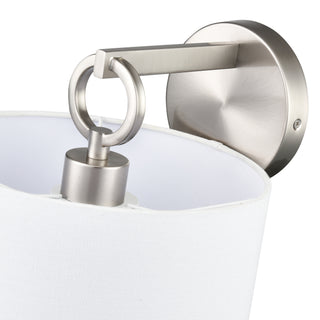 Braxstan 1-Light Wall Sconce Brushed Nickel