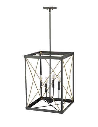 Terni 4-Light Pendant light Matte Black / Painted Modern Gold