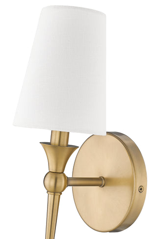 1-Light Wall Sconce Vintage Brass