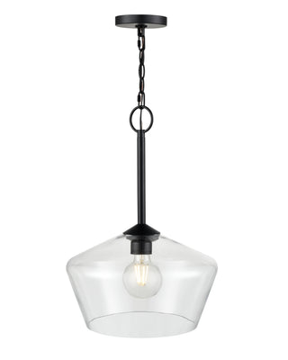 Morbelle 1-Light Pendant Light Matte Black