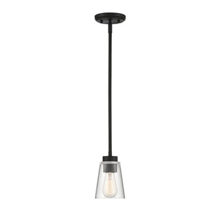 Calhoun 1-Light Mini-Pendant in Matte Black Matte Black