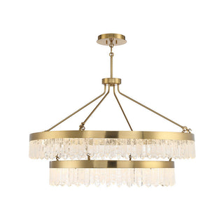 Landon 2-Light LED Pendant in Warm Brass Warm Brass