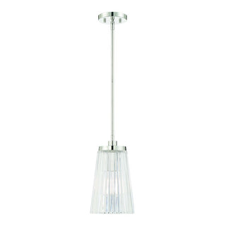 Chantilly 1-Light Pendant in Polished Nickel Polished Nickel