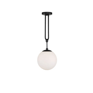 Becker 1-Light Pendant in Matte Black Matte Black