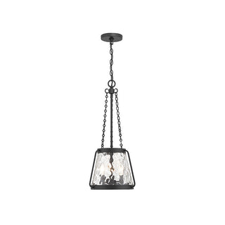 Crawford 3-Light Pendant in Matte Black Matte Black