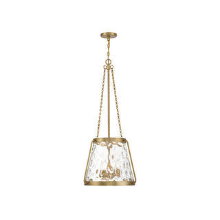 Crawford 4-Light Pendant in Warm Brass Warm Brass