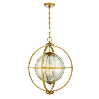 Pearl 3-Light Pendant in Warm Brass Warm Brass