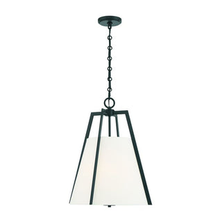 Mansfield 3-Light Pendant in Matte Black Matte Black