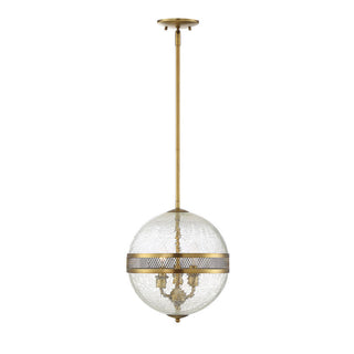 Stirling 3-Light Pendant in Warm Brass Warm Brass