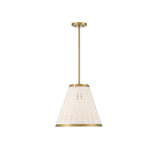 Aster 1-Light Pendant in Warm Brass Warm Brass