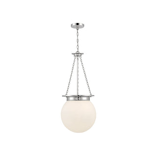 Manor 3-Light Pendant in Polished Nickel Polished Nickel