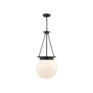 Manor 3-Light Pendant in Matte Black Matte Black