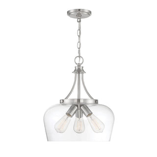 Octave 3-Light Pendant in Satin Nickel Satin Nickel