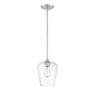 Octave 1-Light Pendant in Satin Nickel Satin Nickel